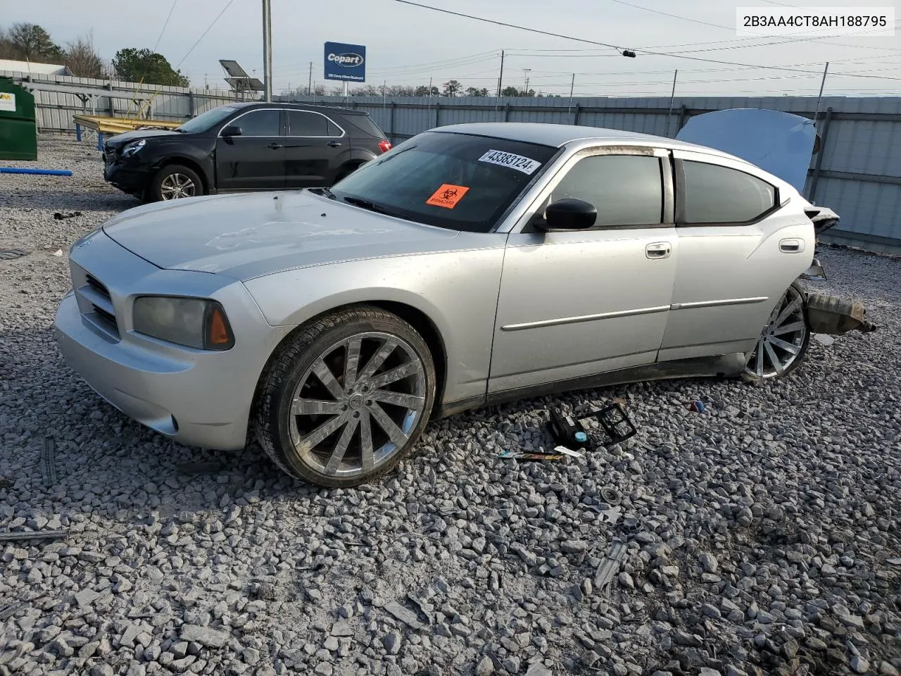 2010 Dodge Charger VIN: 2B3AA4CT8AH188795 Lot: 67582154