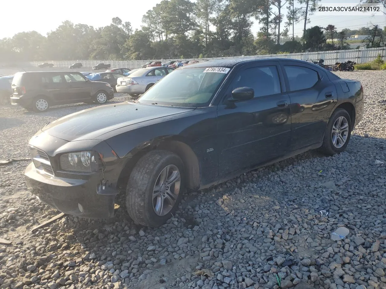 2B3CA3CV5AH214192 2010 Dodge Charger Sxt