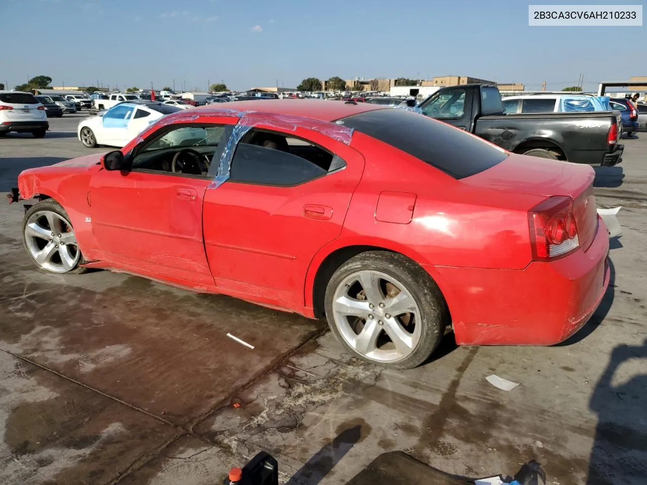 2010 Dodge Charger Sxt VIN: 2B3CA3CV6AH210233 Lot: 68985454