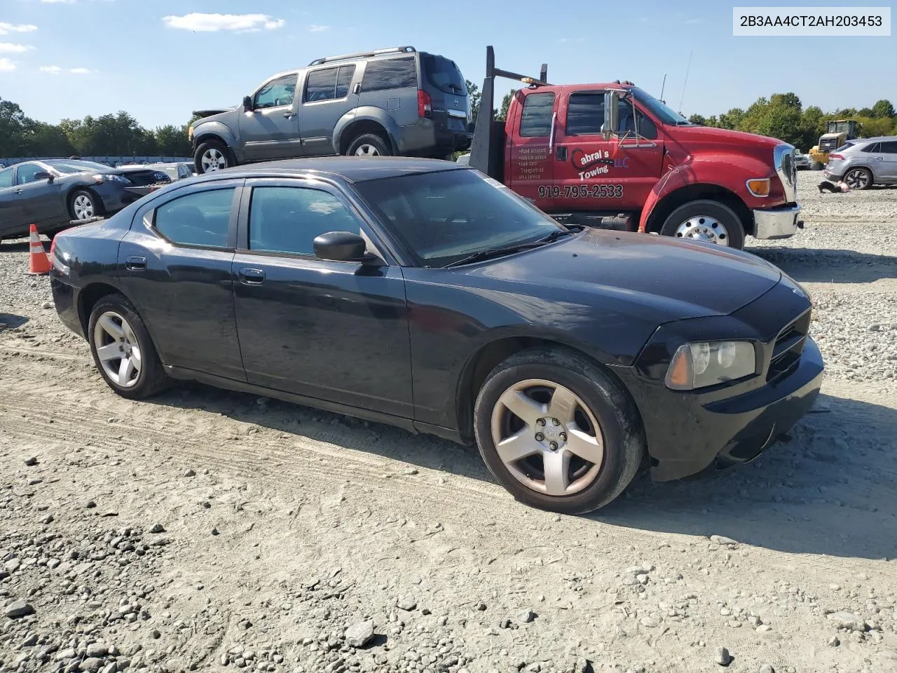 2010 Dodge Charger VIN: 2B3AA4CT2AH203453 Lot: 69824824