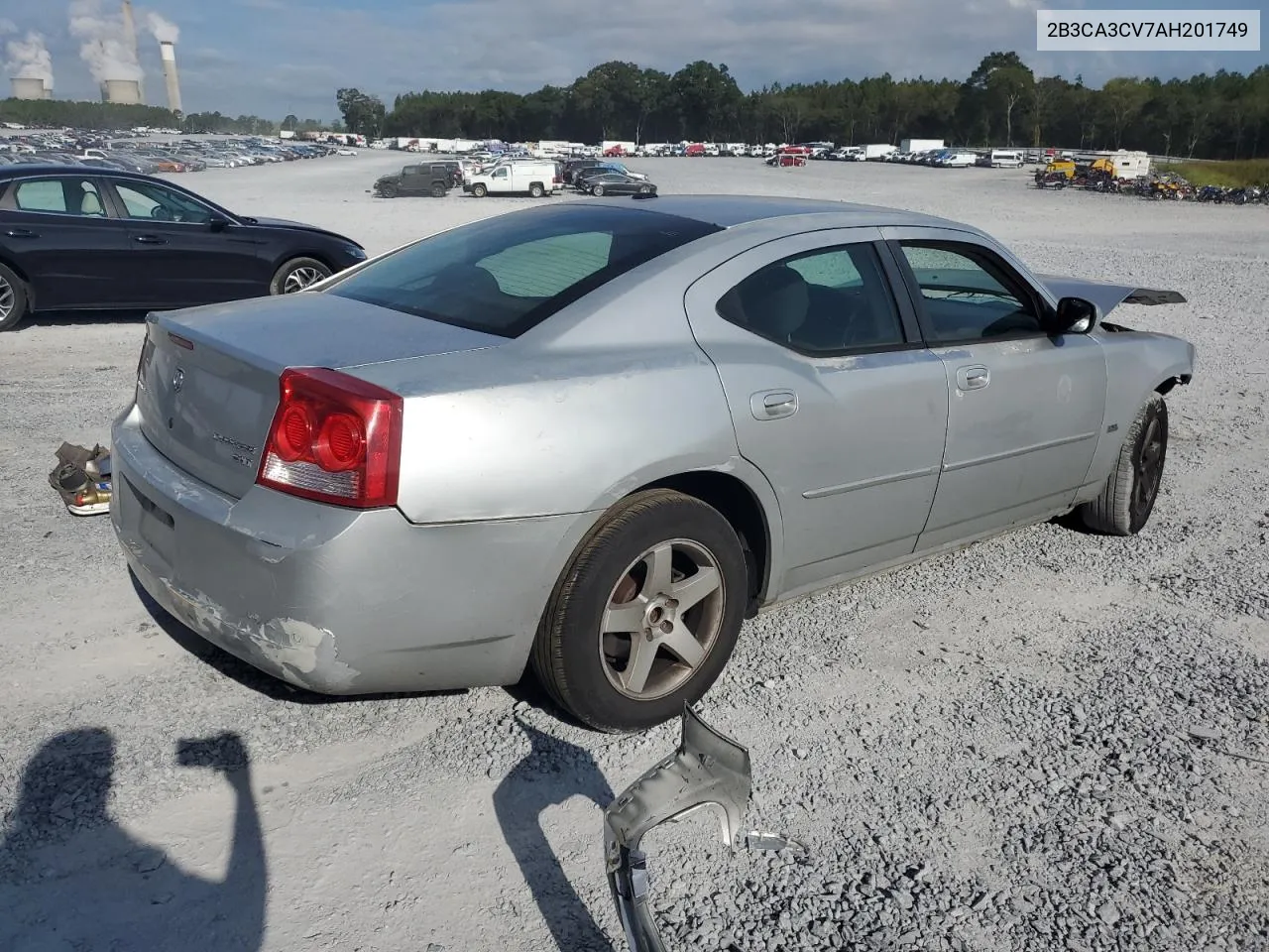 2010 Dodge Charger Sxt VIN: 2B3CA3CV7AH201749 Lot: 71162954