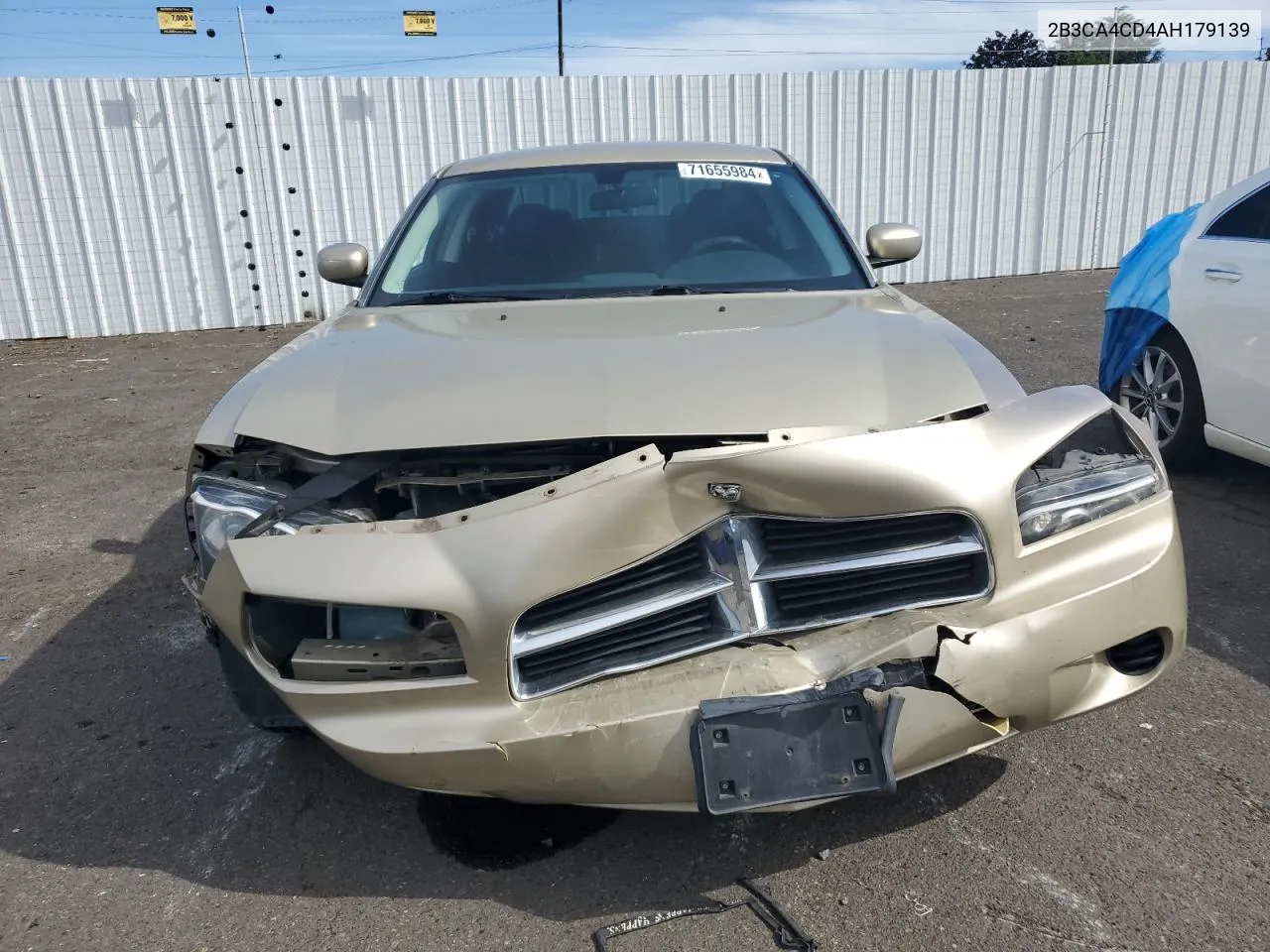 2010 Dodge Charger VIN: 2B3CA4CD4AH179139 Lot: 71655984