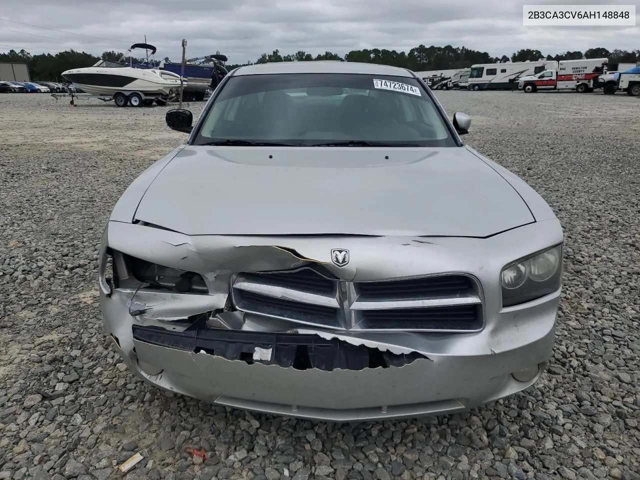 2010 Dodge Charger Sxt VIN: 2B3CA3CV6AH148848 Lot: 74723674