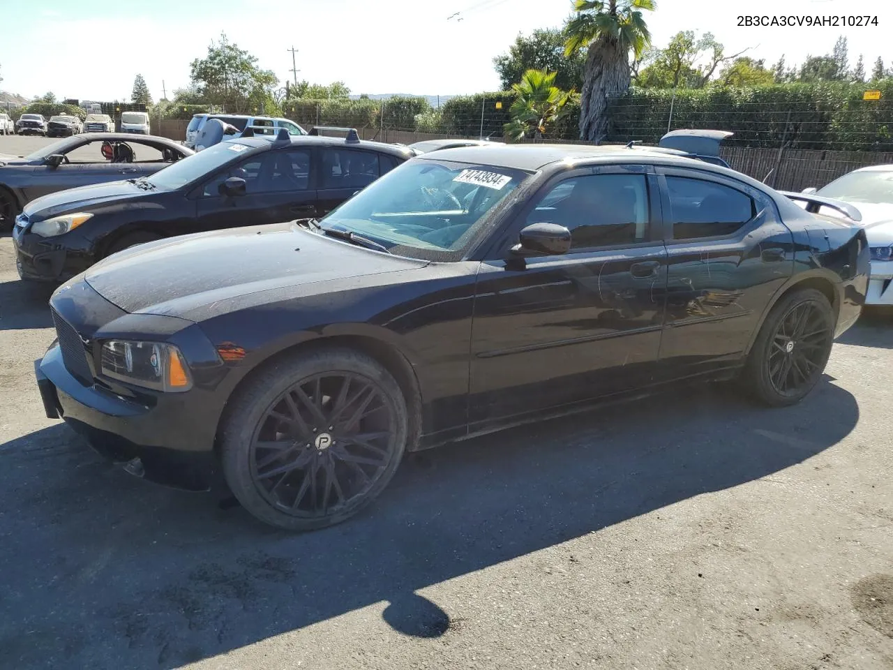 2010 Dodge Charger Sxt VIN: 2B3CA3CV9AH210274 Lot: 74743934