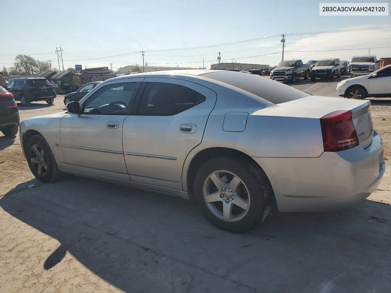 2010 Dodge Charger Sxt VIN: 2B3CA3CVXAH242120 Lot: 74792114