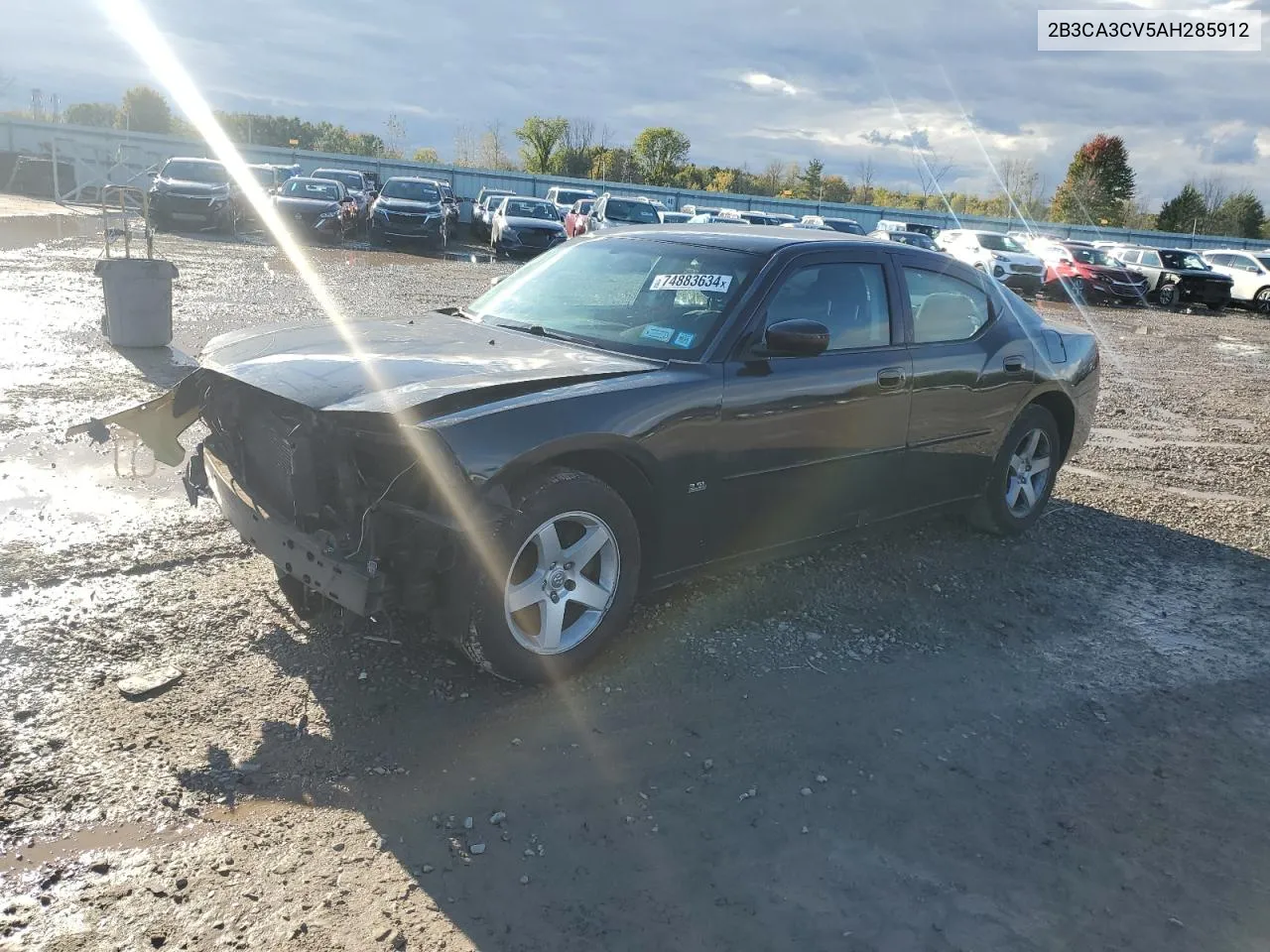 2B3CA3CV5AH285912 2010 Dodge Charger Sxt