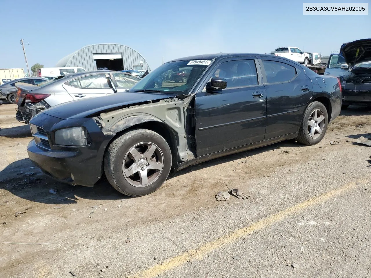 2010 Dodge Charger Sxt VIN: 2B3CA3CV8AH202005 Lot: 74949484