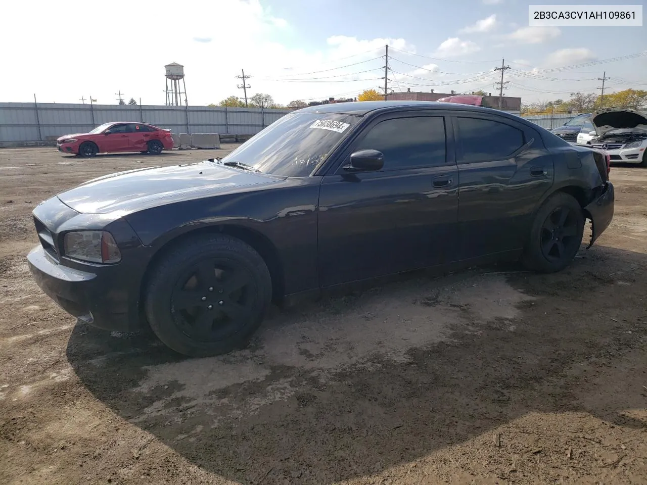 2010 Dodge Charger Sxt VIN: 2B3CA3CV1AH109861 Lot: 75038694