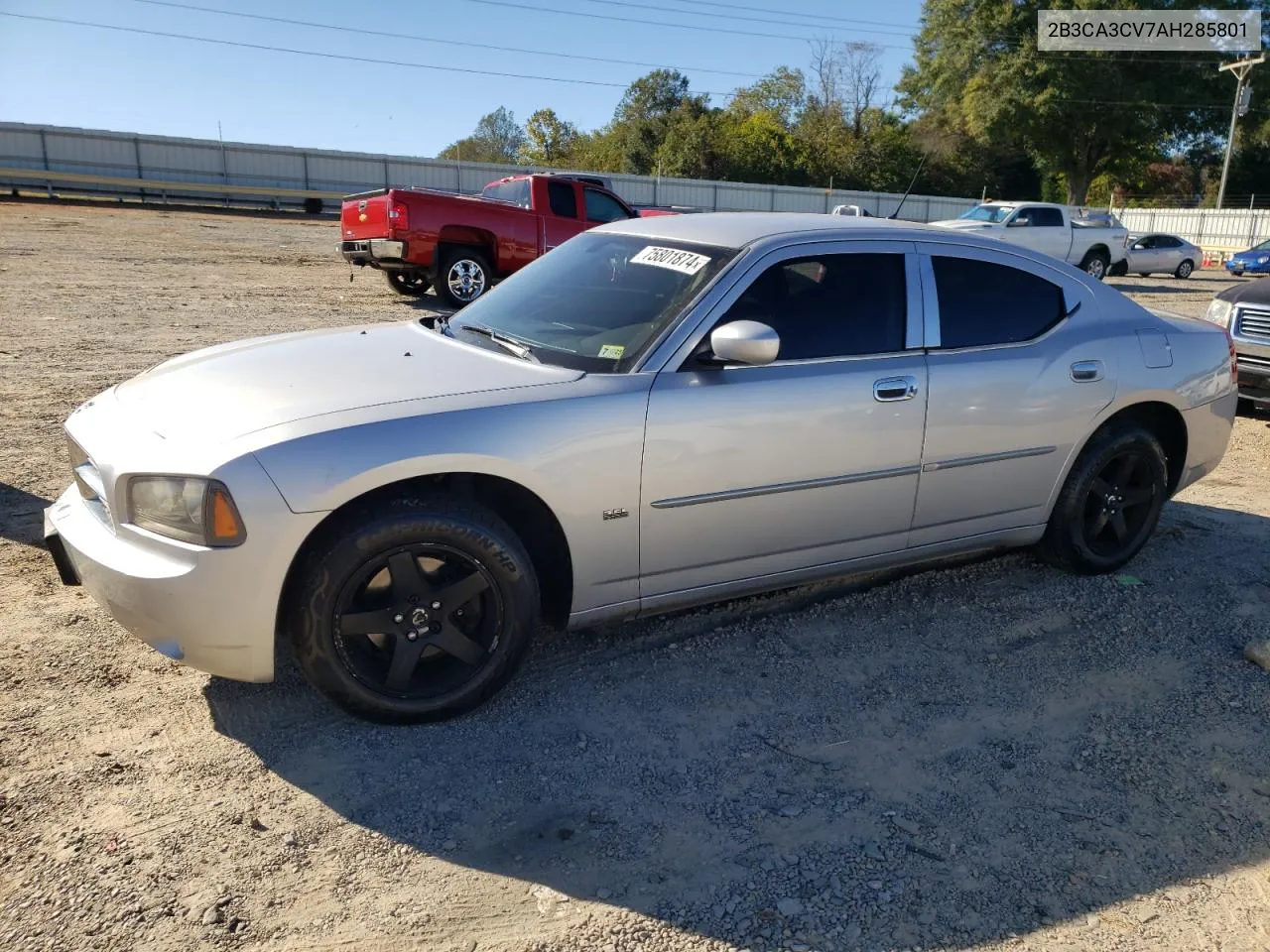 2010 Dodge Charger Sxt VIN: 2B3CA3CV7AH285801 Lot: 75801874