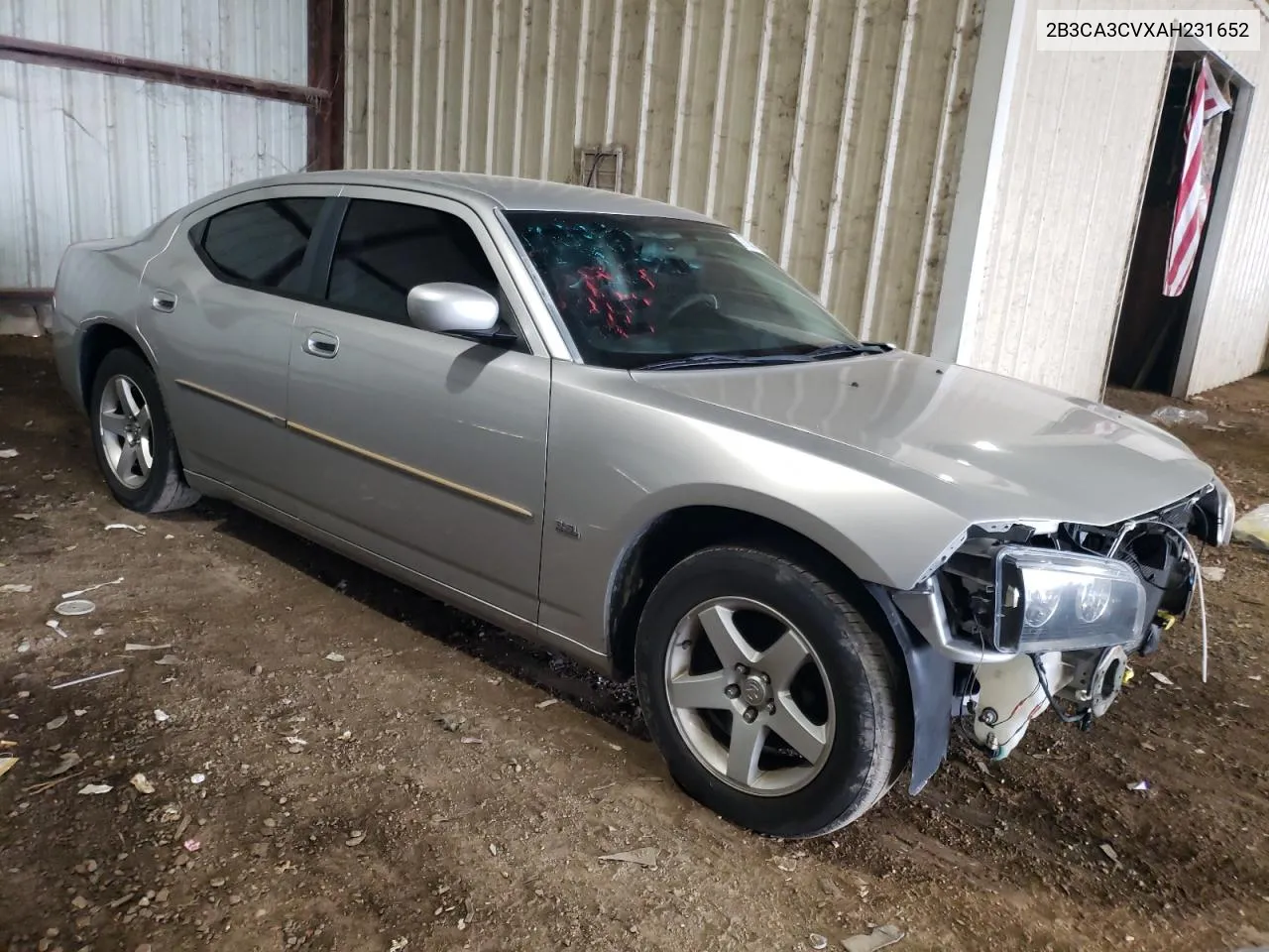 2010 Dodge Charger Sxt VIN: 2B3CA3CVXAH231652 Lot: 77903704