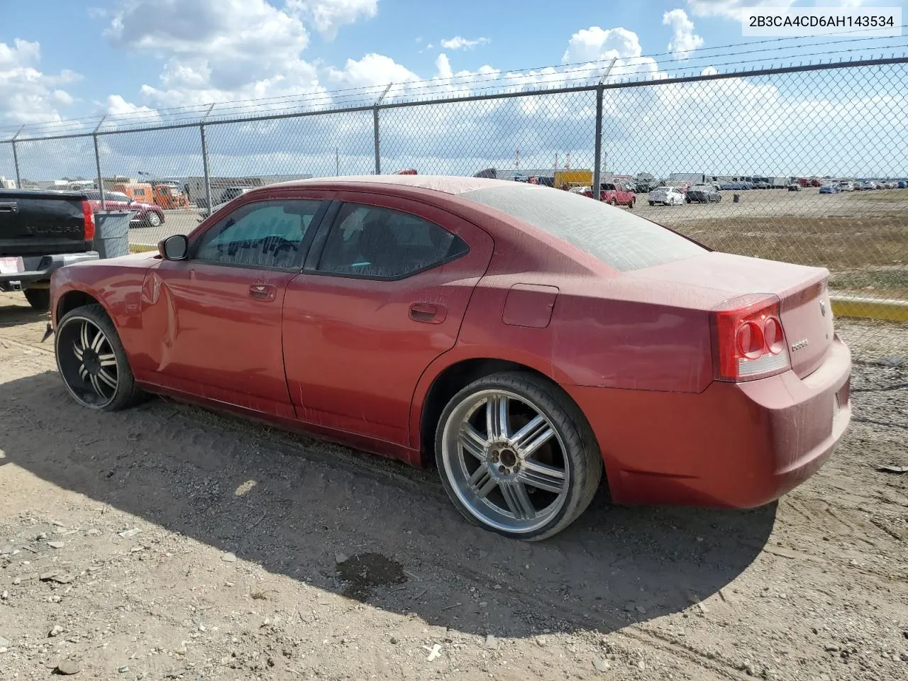 2010 Dodge Charger VIN: 2B3CA4CD6AH143534 Lot: 78052604