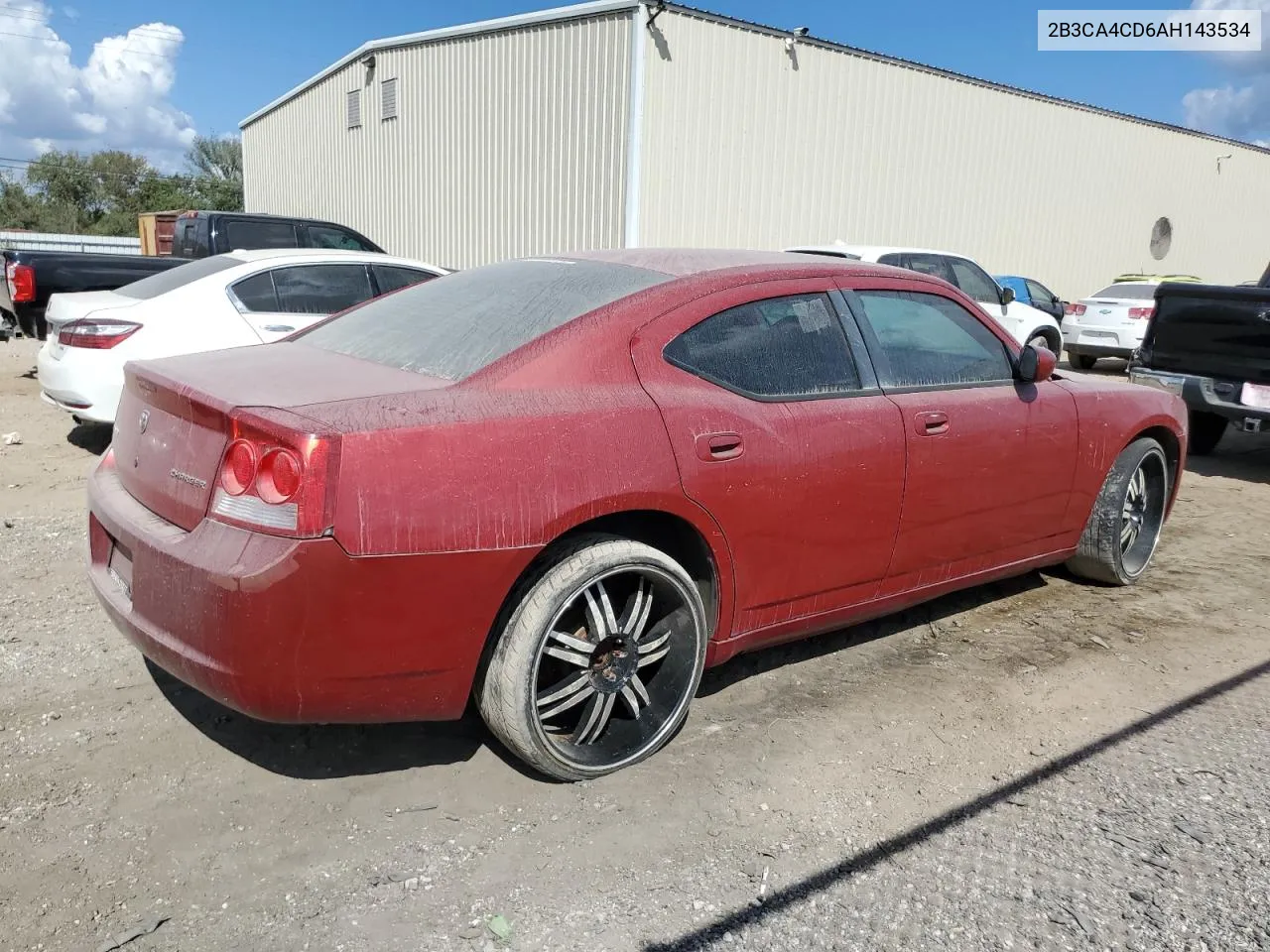 2010 Dodge Charger VIN: 2B3CA4CD6AH143534 Lot: 78052604