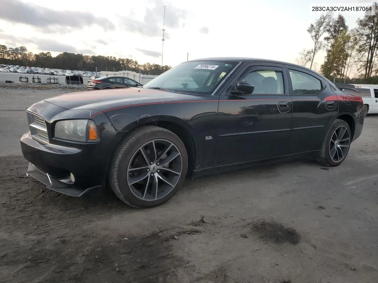 2010 Dodge Charger Sxt VIN: 2B3CA3CV2AH187064 Lot: 79596274