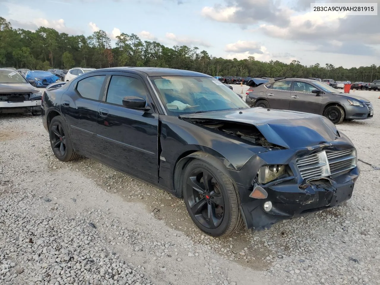 2010 Dodge Charger Rallye VIN: 2B3CA9CV9AH281915 Lot: 79620564