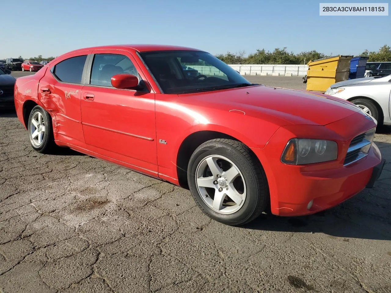 2010 Dodge Charger Sxt VIN: 2B3CA3CV8AH118153 Lot: 79950384