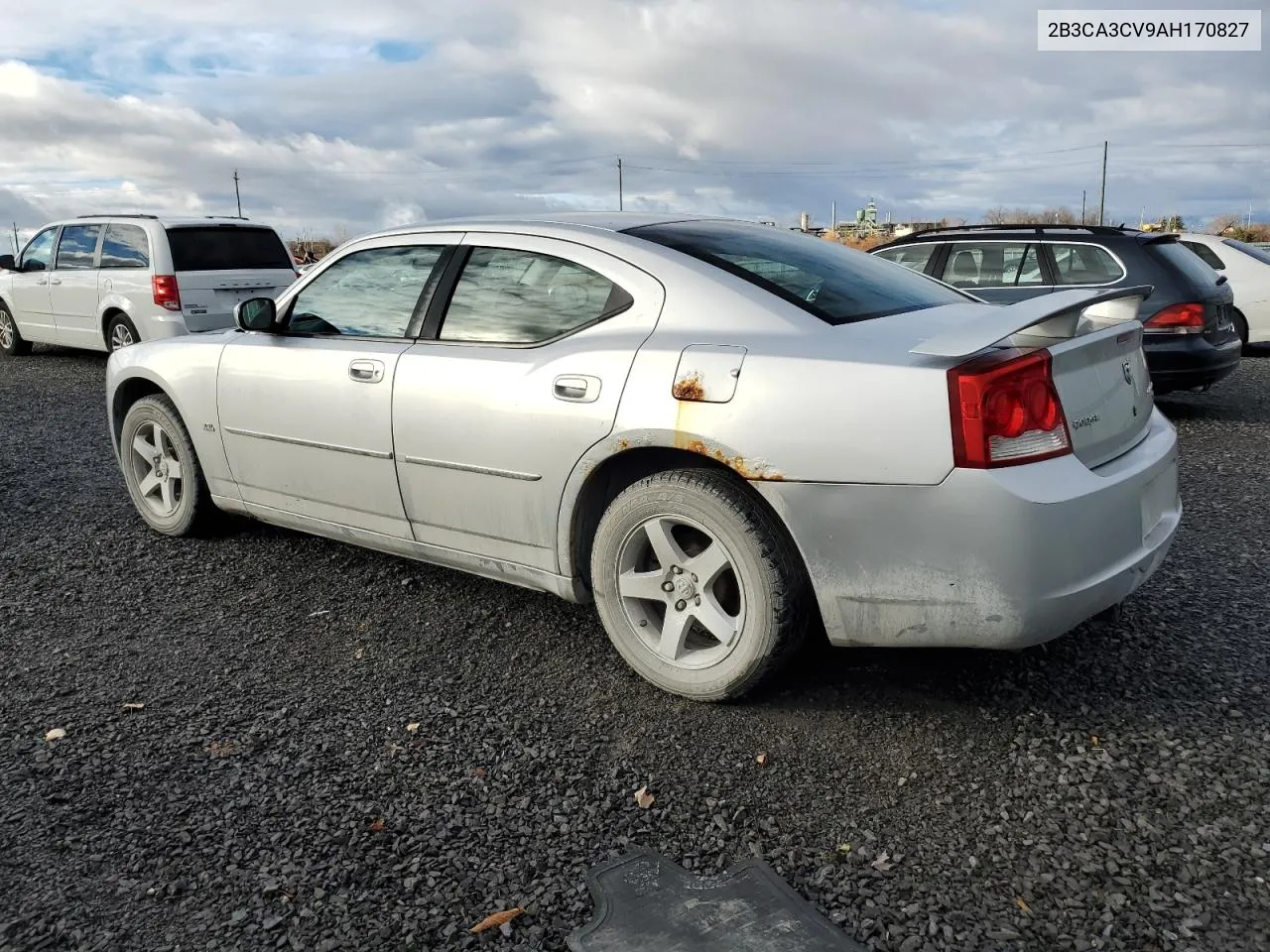 2010 Dodge Charger Sxt VIN: 2B3CA3CV9AH170827 Lot: 80038334