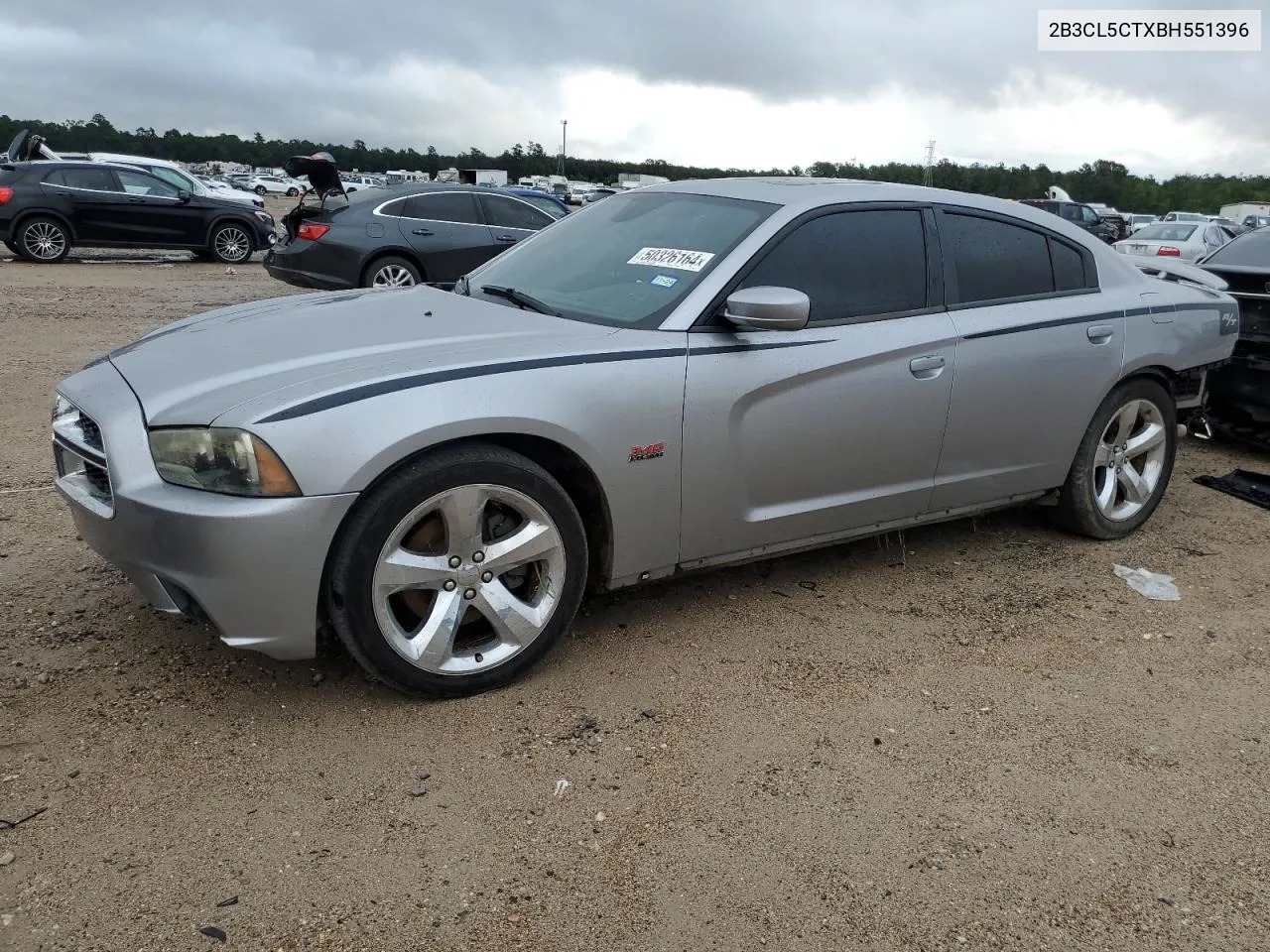 2B3CL5CTXBH551396 2011 Dodge Charger R/T