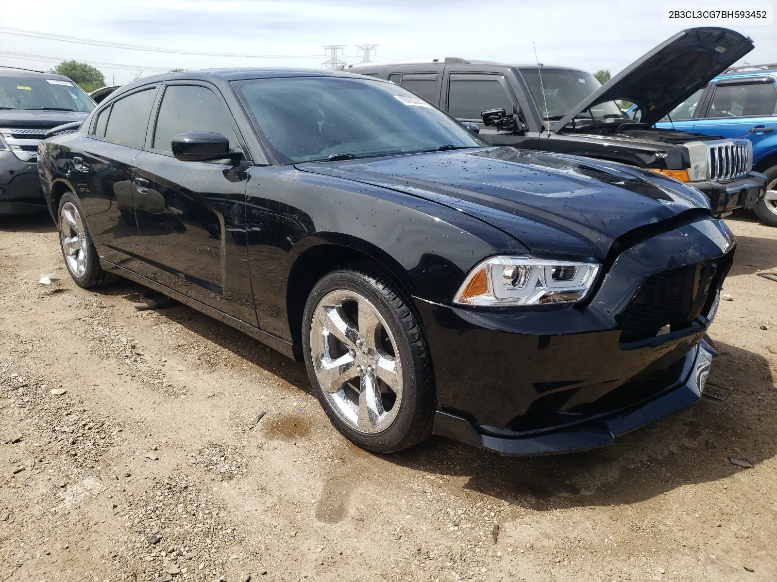 2B3CL3CG7BH593452 2011 Dodge Charger