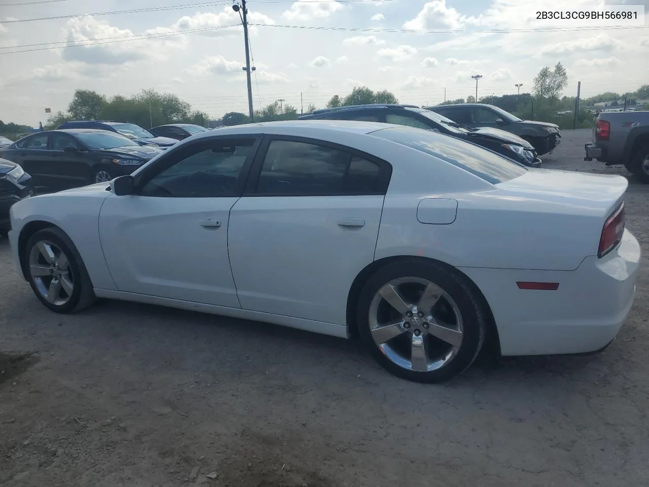 2011 Dodge Charger VIN: 2B3CL3CG9BH566981 Lot: 61019824