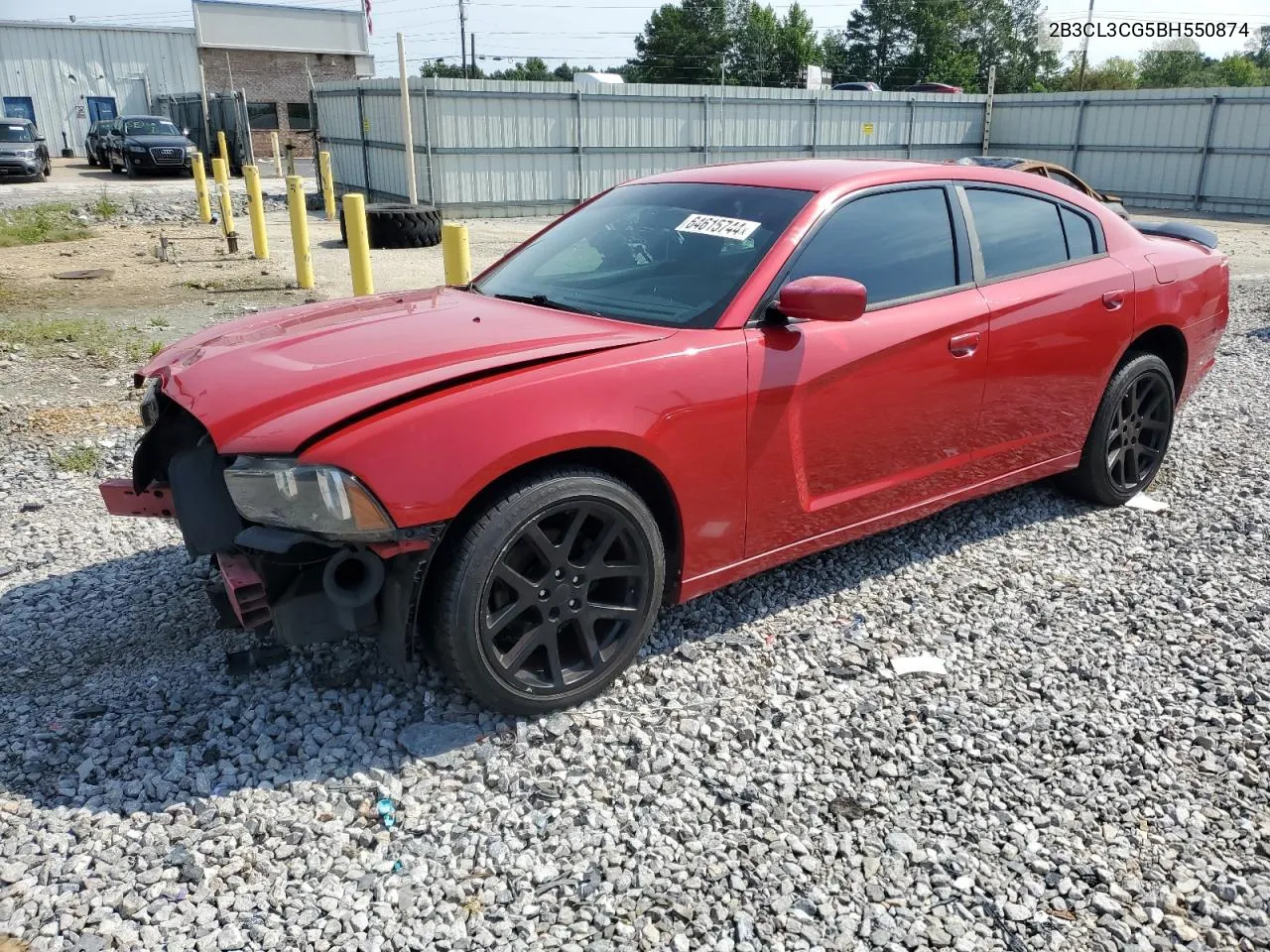 2011 Dodge Charger VIN: 2B3CL3CG5BH550874 Lot: 64615744