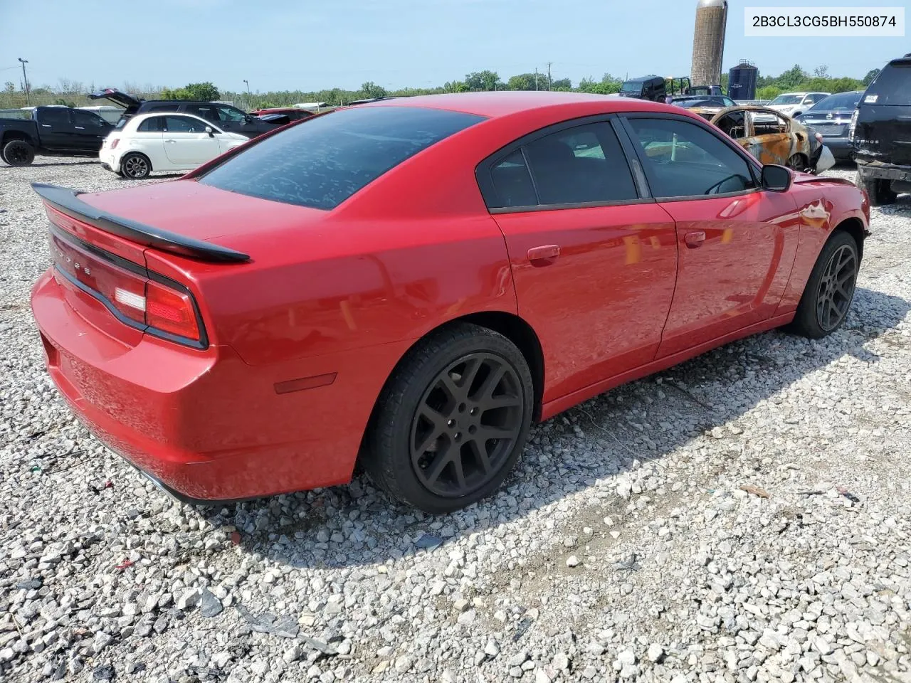 2011 Dodge Charger VIN: 2B3CL3CG5BH550874 Lot: 64615744