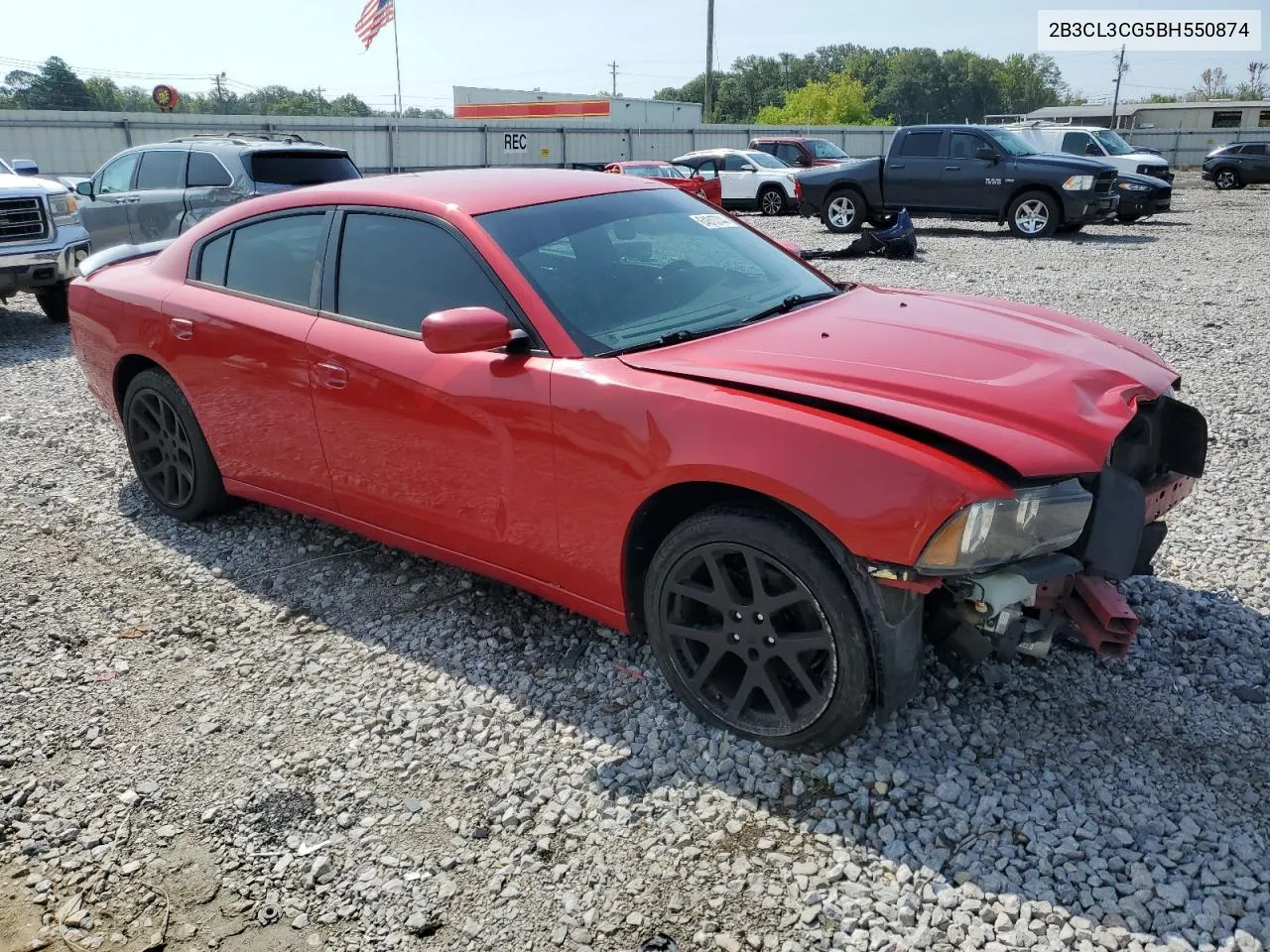 2011 Dodge Charger VIN: 2B3CL3CG5BH550874 Lot: 64615744