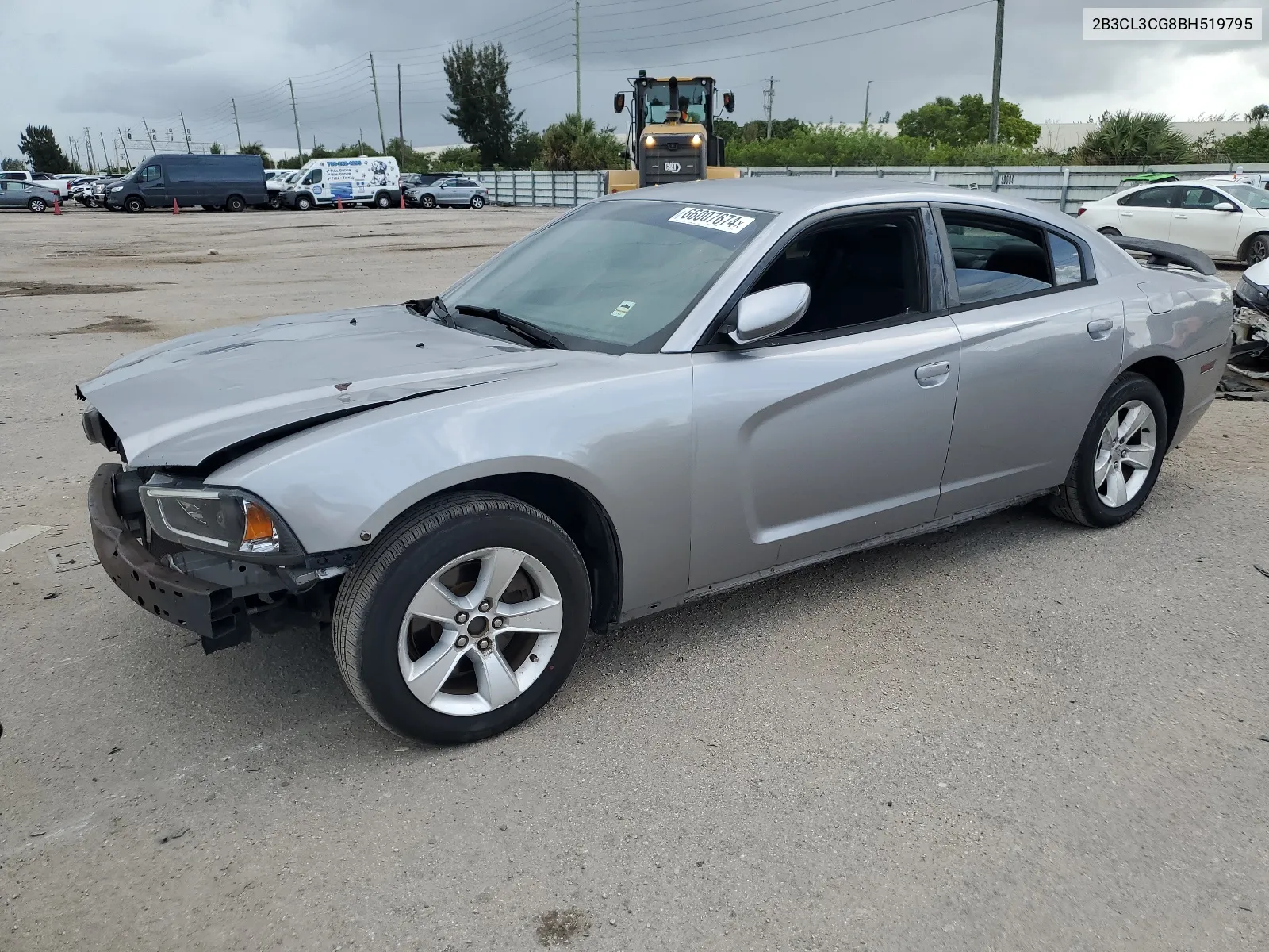 2011 Dodge Charger VIN: 2B3CL3CG8BH519795 Lot: 66007674