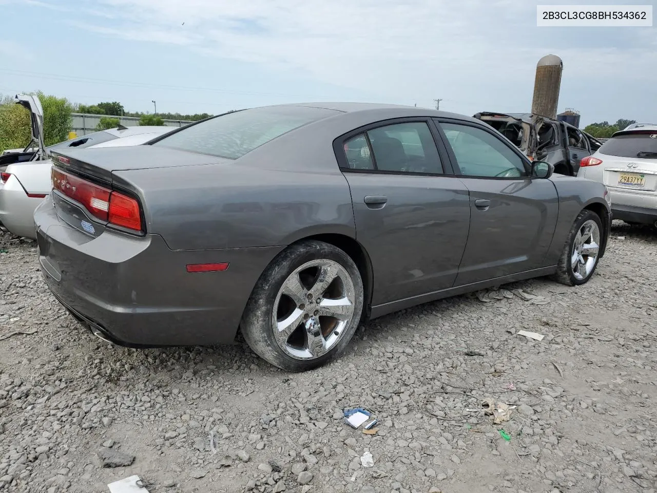 2011 Dodge Charger VIN: 2B3CL3CG8BH534362 Lot: 67285224