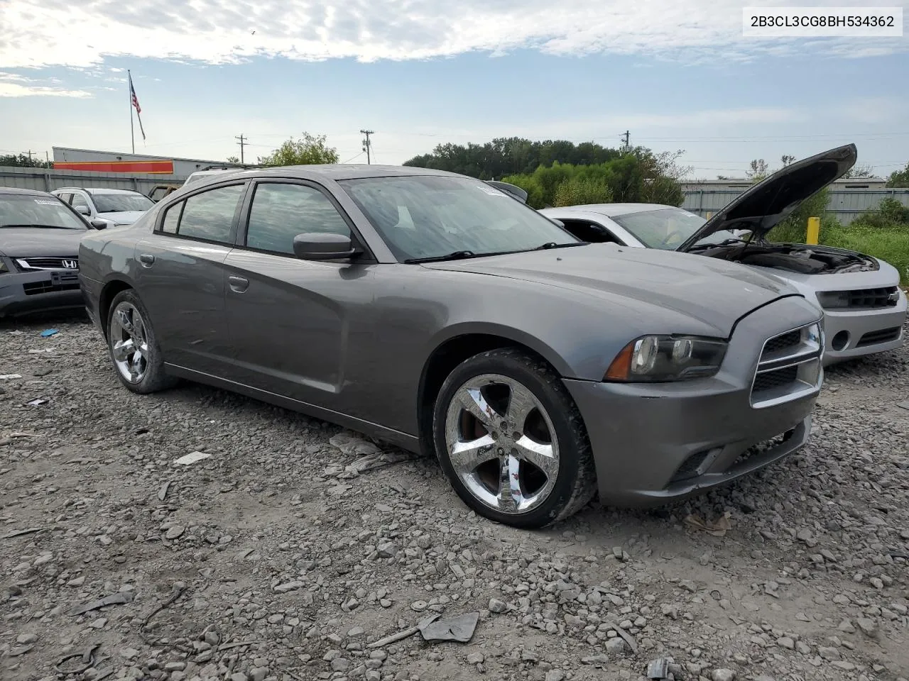 2B3CL3CG8BH534362 2011 Dodge Charger