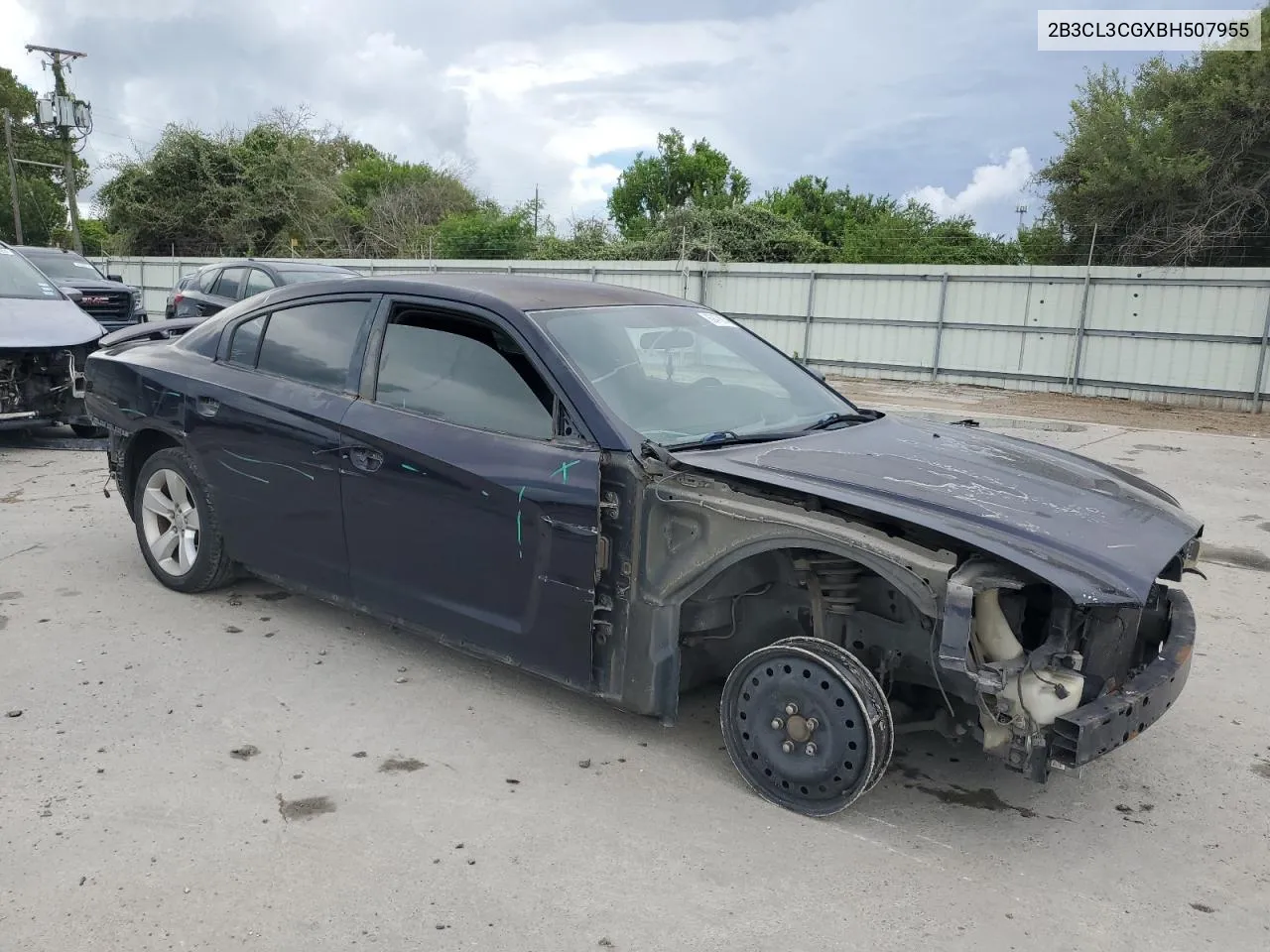 2011 Dodge Charger VIN: 2B3CL3CGXBH507955 Lot: 69478014