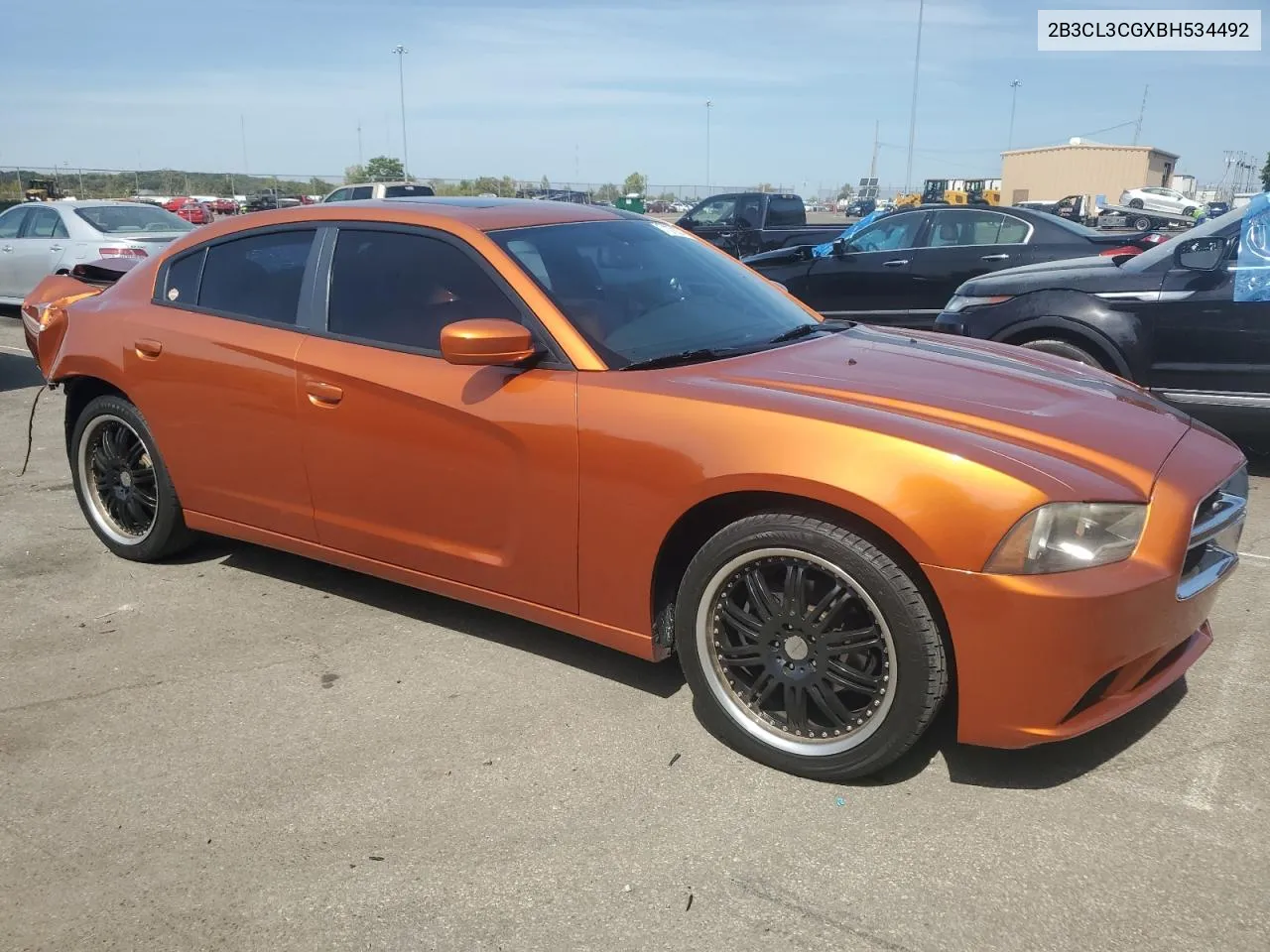 2011 Dodge Charger VIN: 2B3CL3CGXBH534492 Lot: 71078374