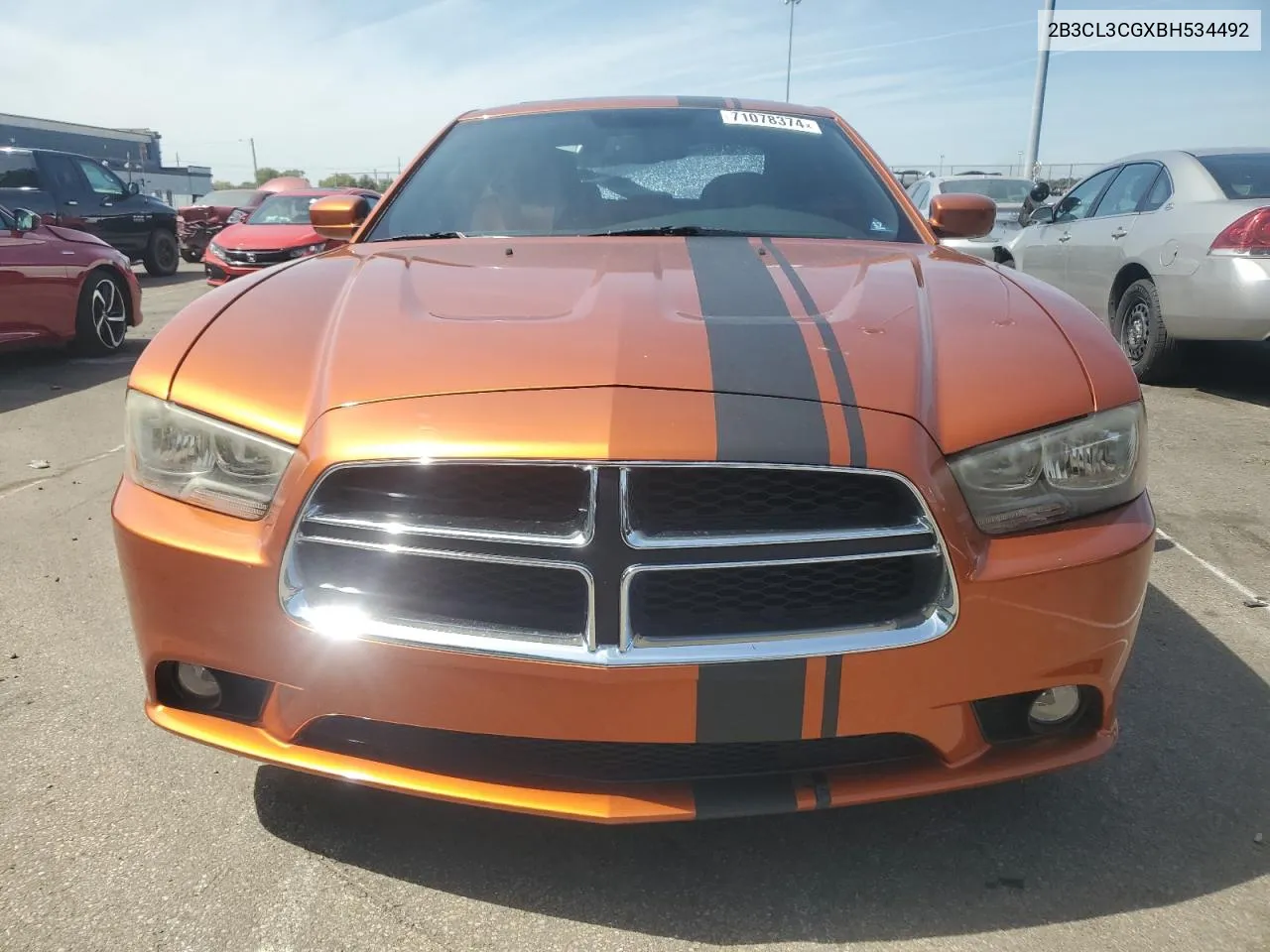 2011 Dodge Charger VIN: 2B3CL3CGXBH534492 Lot: 71078374