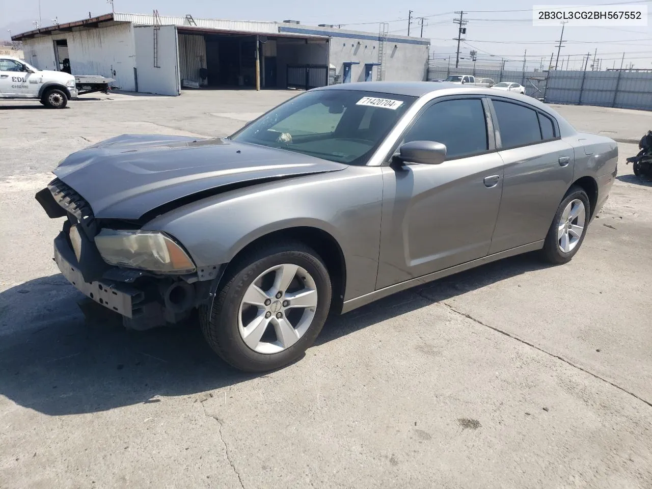 2011 Dodge Charger VIN: 2B3CL3CG2BH567552 Lot: 71420704