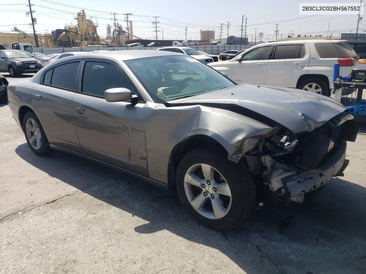 2011 Dodge Charger VIN: 2B3CL3CG2BH567552 Lot: 71420704