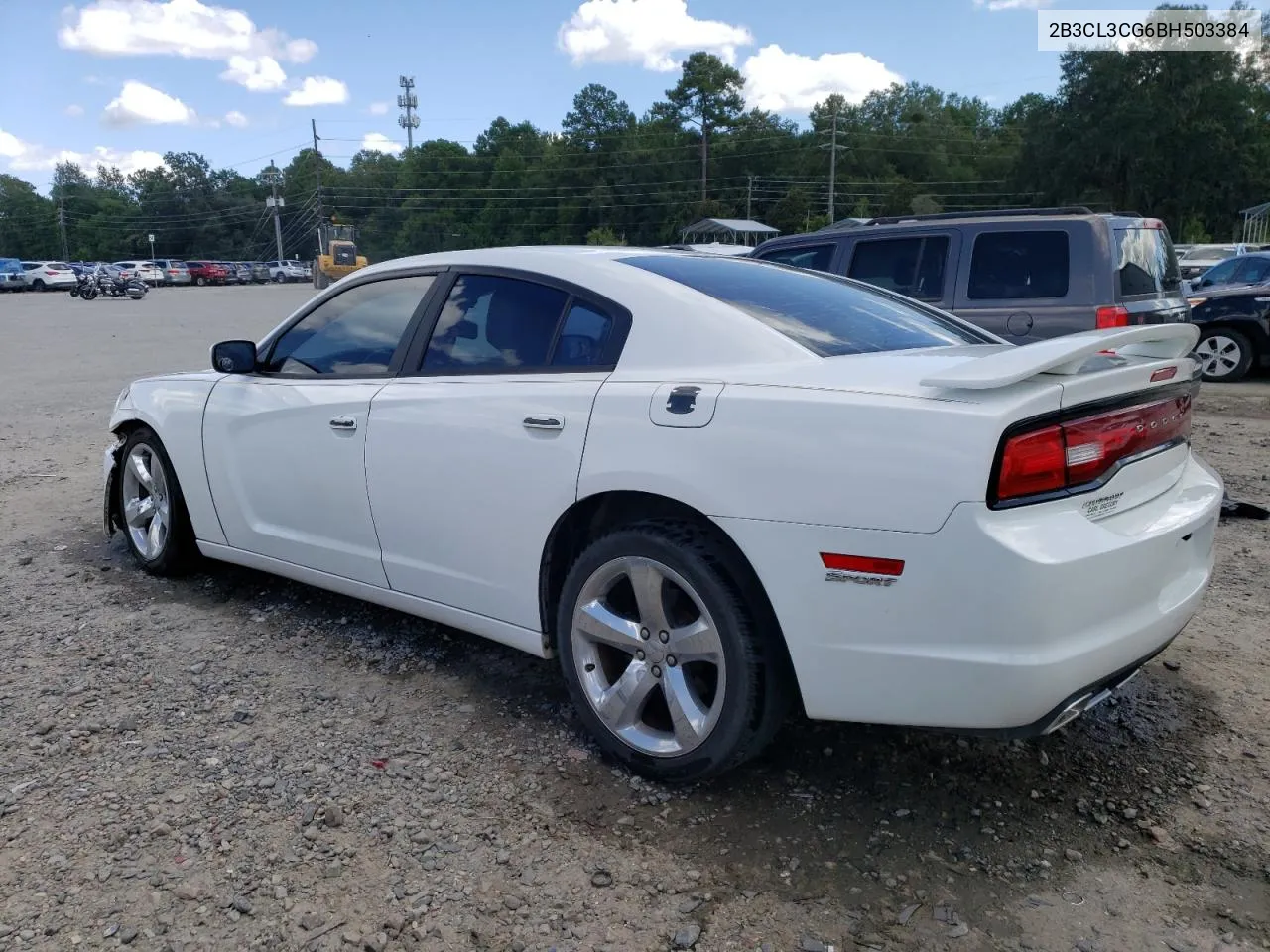 2011 Dodge Charger VIN: 2B3CL3CG6BH503384 Lot: 71765224