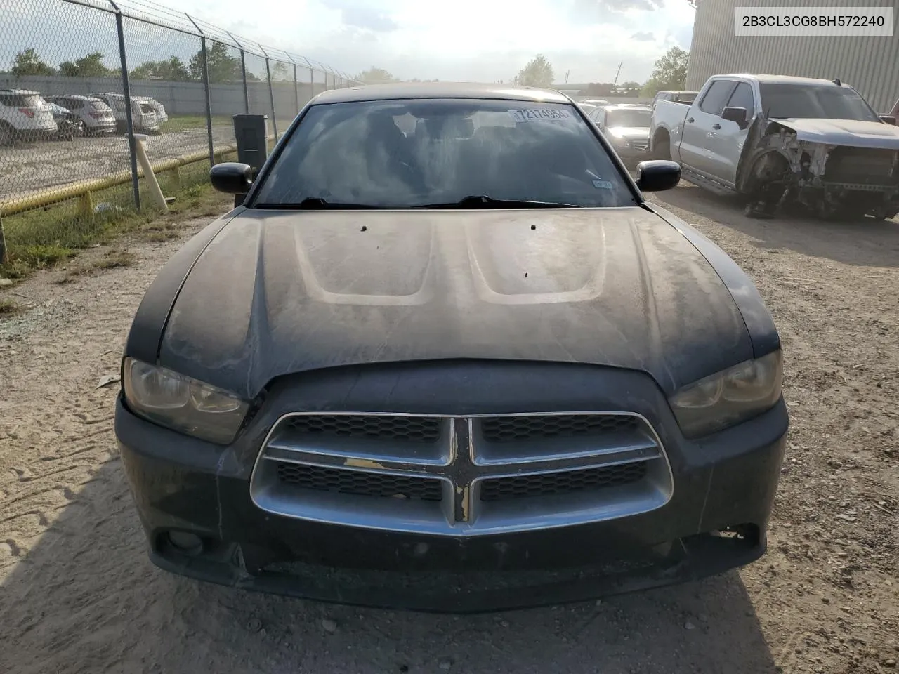 2B3CL3CG8BH572240 2011 Dodge Charger