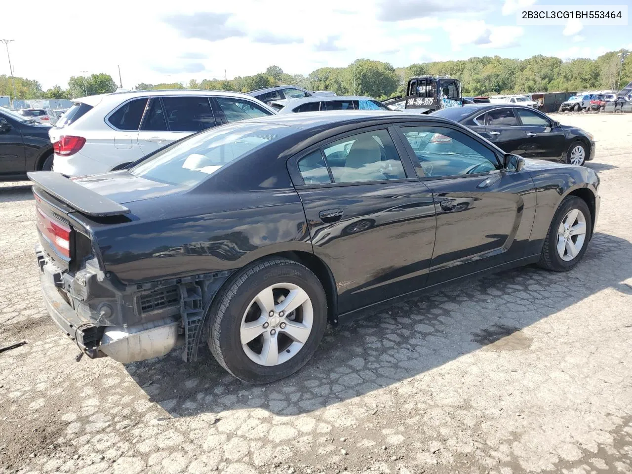 2011 Dodge Charger VIN: 2B3CL3CG1BH553464 Lot: 72574914