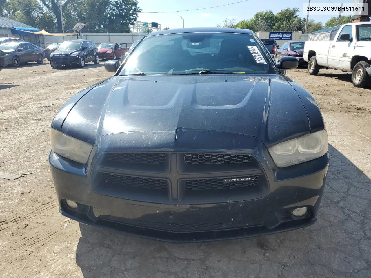 2011 Dodge Charger VIN: 2B3CL3CG9BH511611 Lot: 72740974