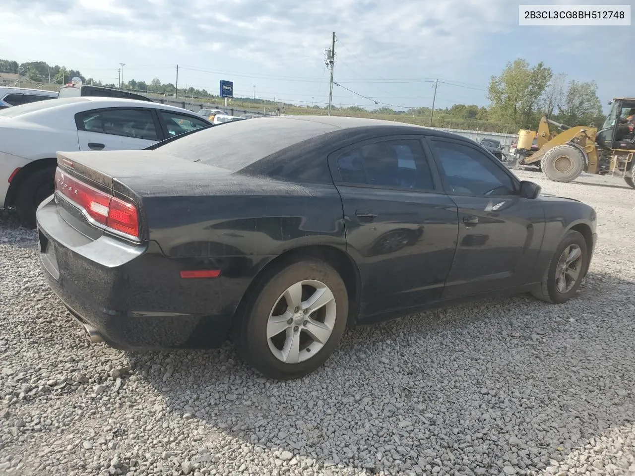 2011 Dodge Charger VIN: 2B3CL3CG8BH512748 Lot: 72784234