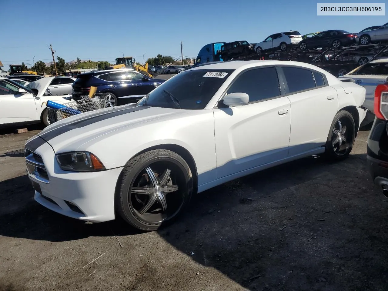 2011 Dodge Charger VIN: 2B3CL3CG3BH606195 Lot: 73170464