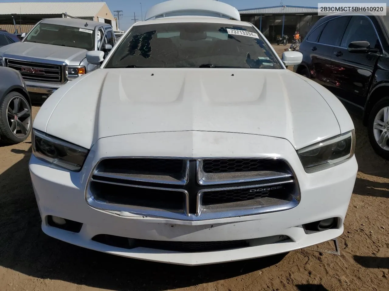 2011 Dodge Charger R/T VIN: 2B3CM5CT5BH610920 Lot: 73713394