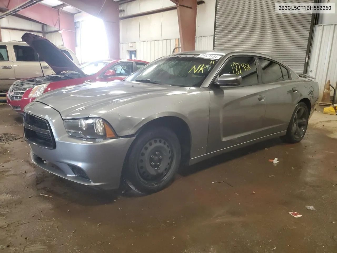 2011 Dodge Charger R/T VIN: 2B3CL5CT1BH552260 Lot: 74471184