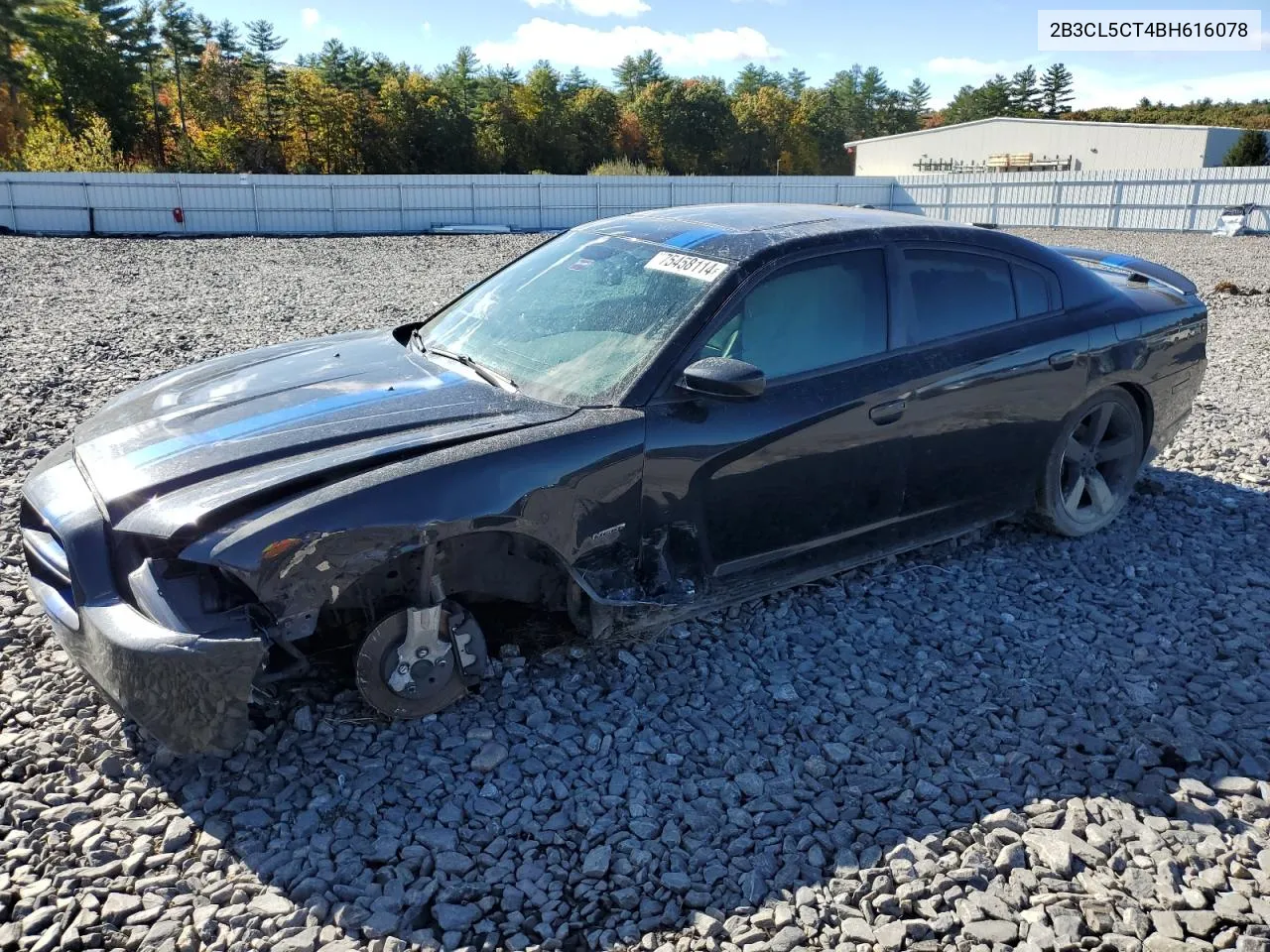 2011 Dodge Charger R/T VIN: 2B3CL5CT4BH616078 Lot: 75458114