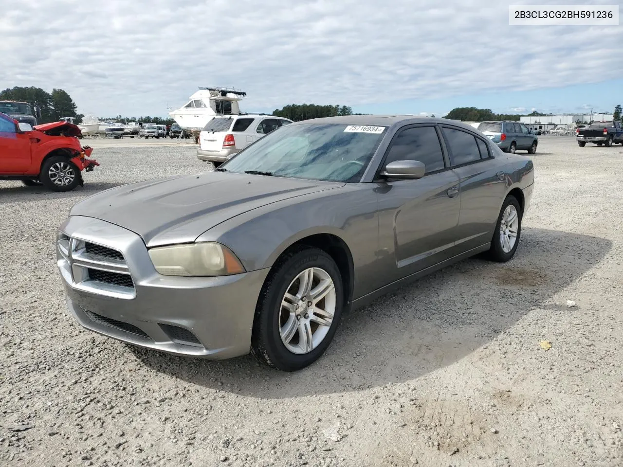 2011 Dodge Charger VIN: 2B3CL3CG2BH591236 Lot: 75716934