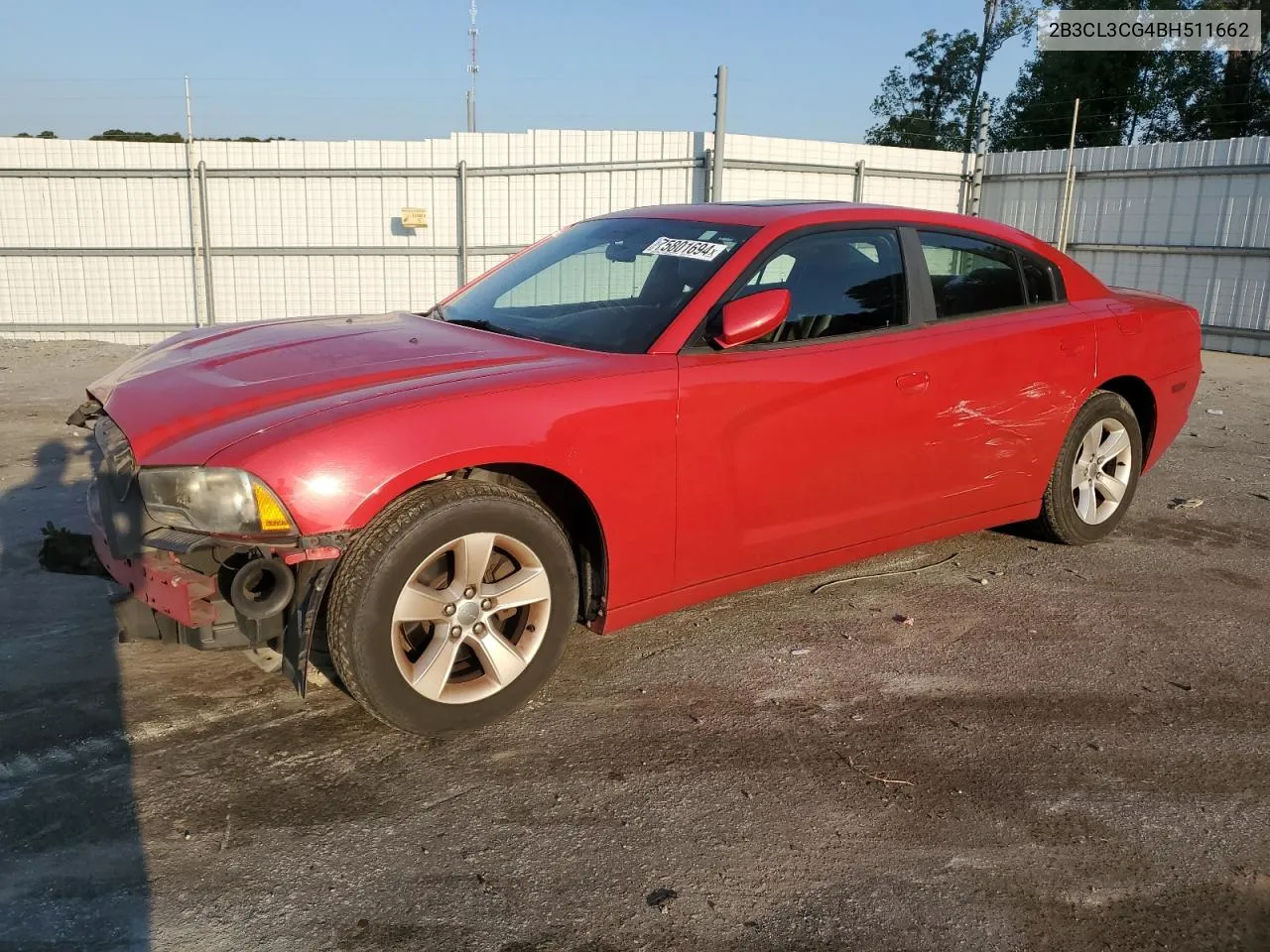 2B3CL3CG4BH511662 2011 Dodge Charger