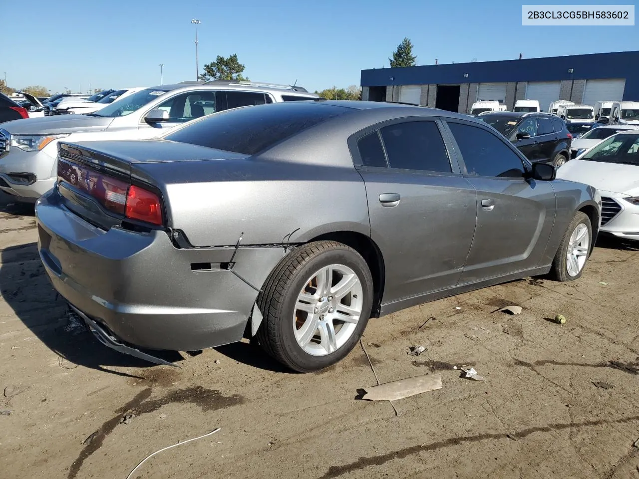 2011 Dodge Charger VIN: 2B3CL3CG5BH583602 Lot: 76257994