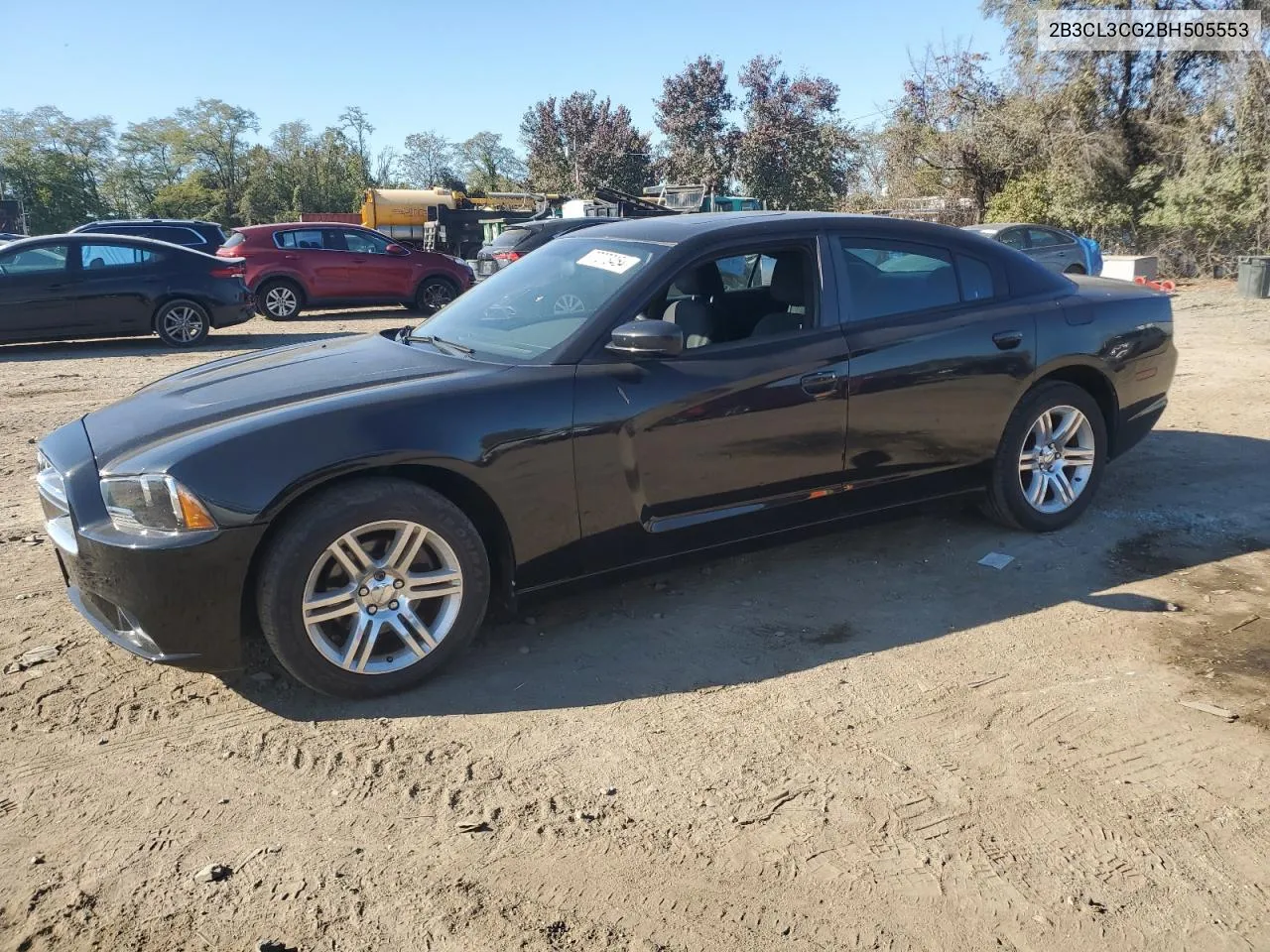 2011 Dodge Charger VIN: 2B3CL3CG2BH505553 Lot: 77073454