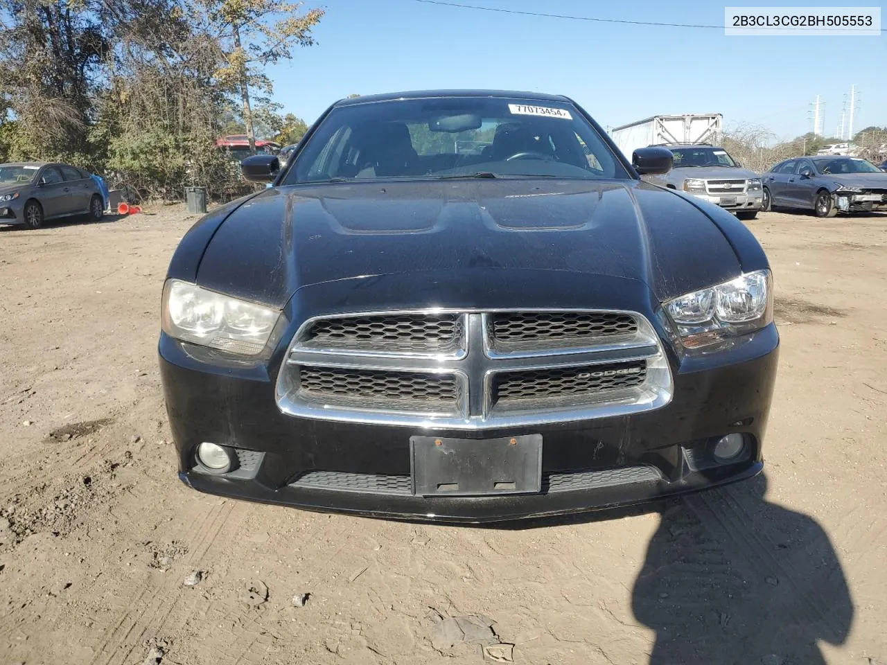 2011 Dodge Charger VIN: 2B3CL3CG2BH505553 Lot: 77073454