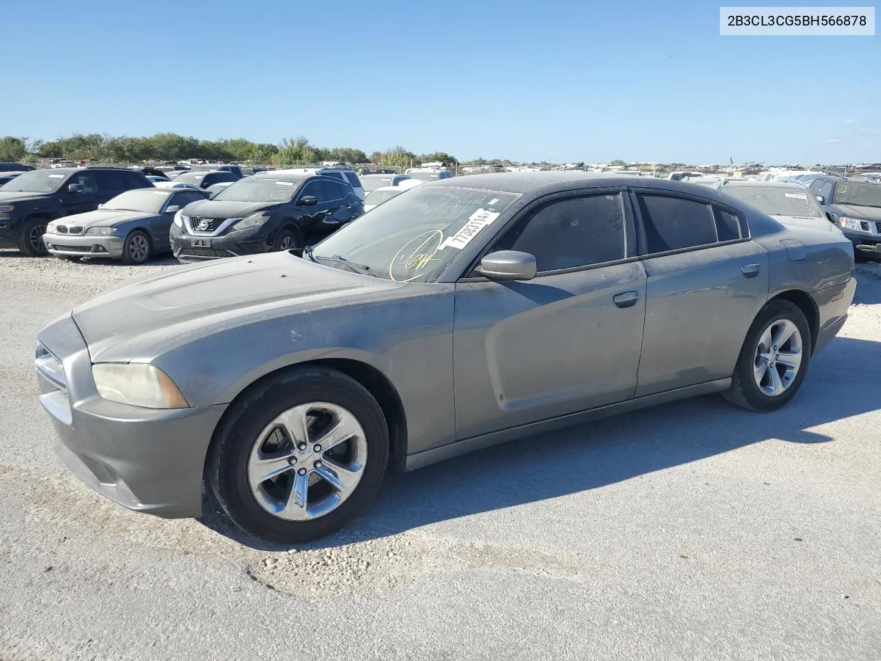 2011 Dodge Charger VIN: 2B3CL3CG5BH566878 Lot: 77383114