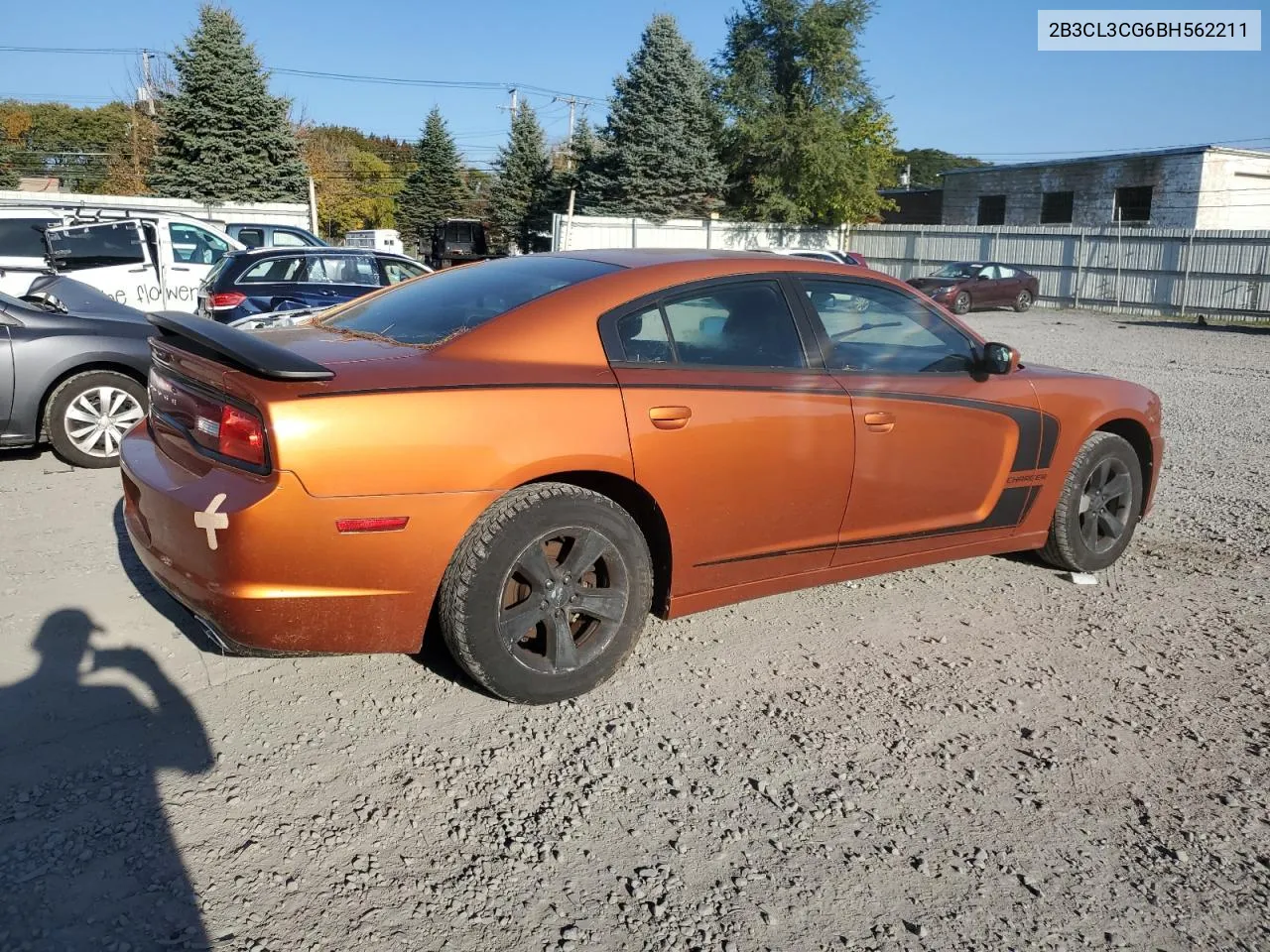 2011 Dodge Charger VIN: 2B3CL3CG6BH562211 Lot: 77449454